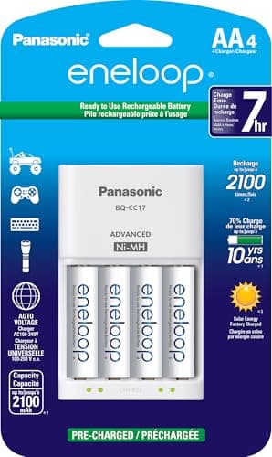 Panasonic eneloop Charger Pack with 4 AA