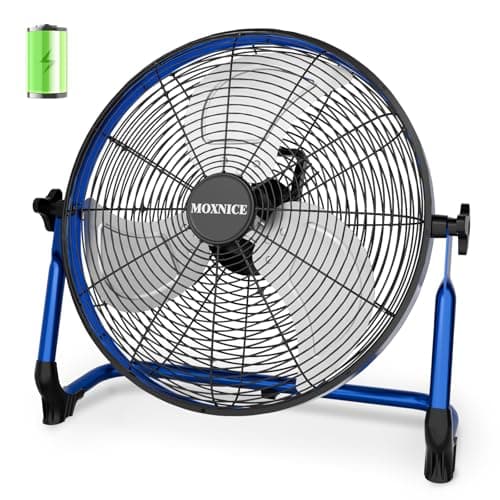 MOXNICE 18 in. Battery Operated Floor Fan